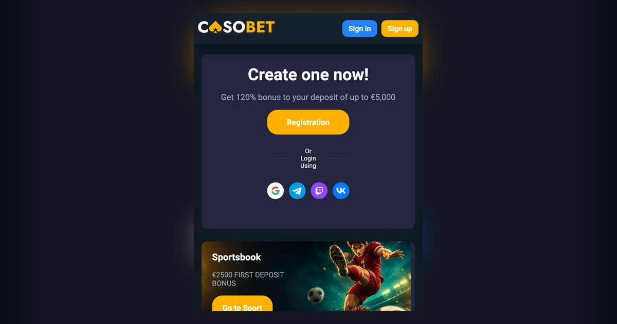 Mobiel spelen bij casino Casobet