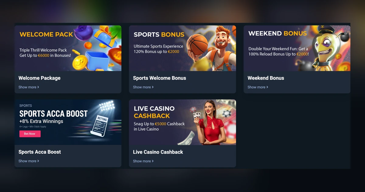 Welkomstbonus bij casino Casobet